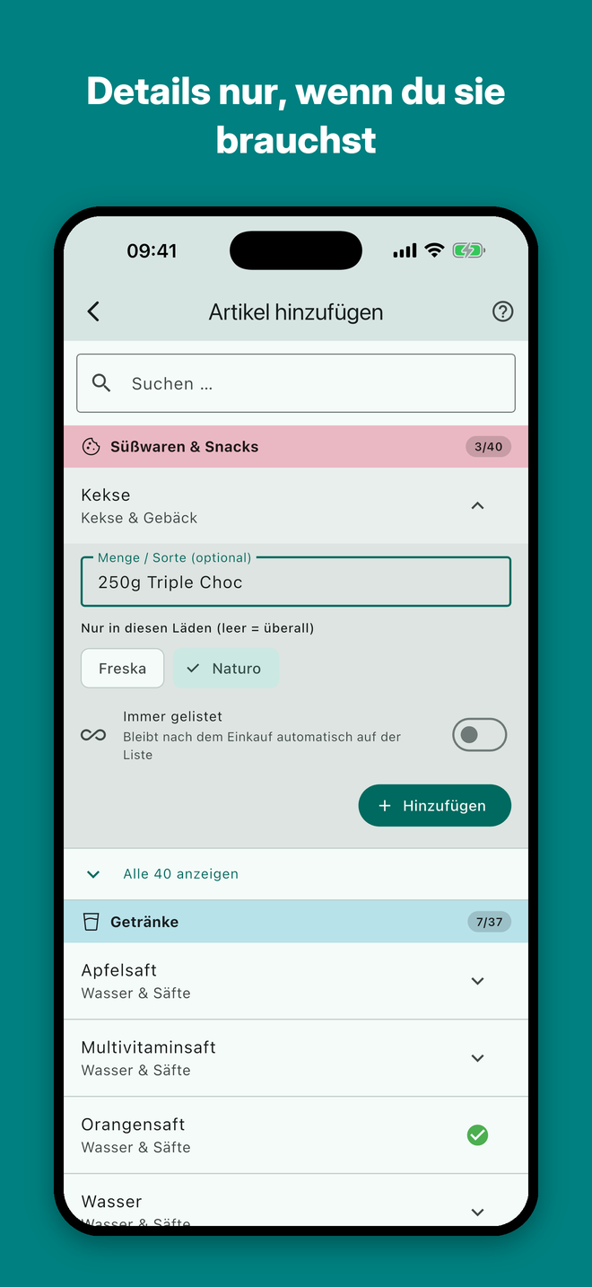 Aisly — Details nur, wenn du sie brauchst