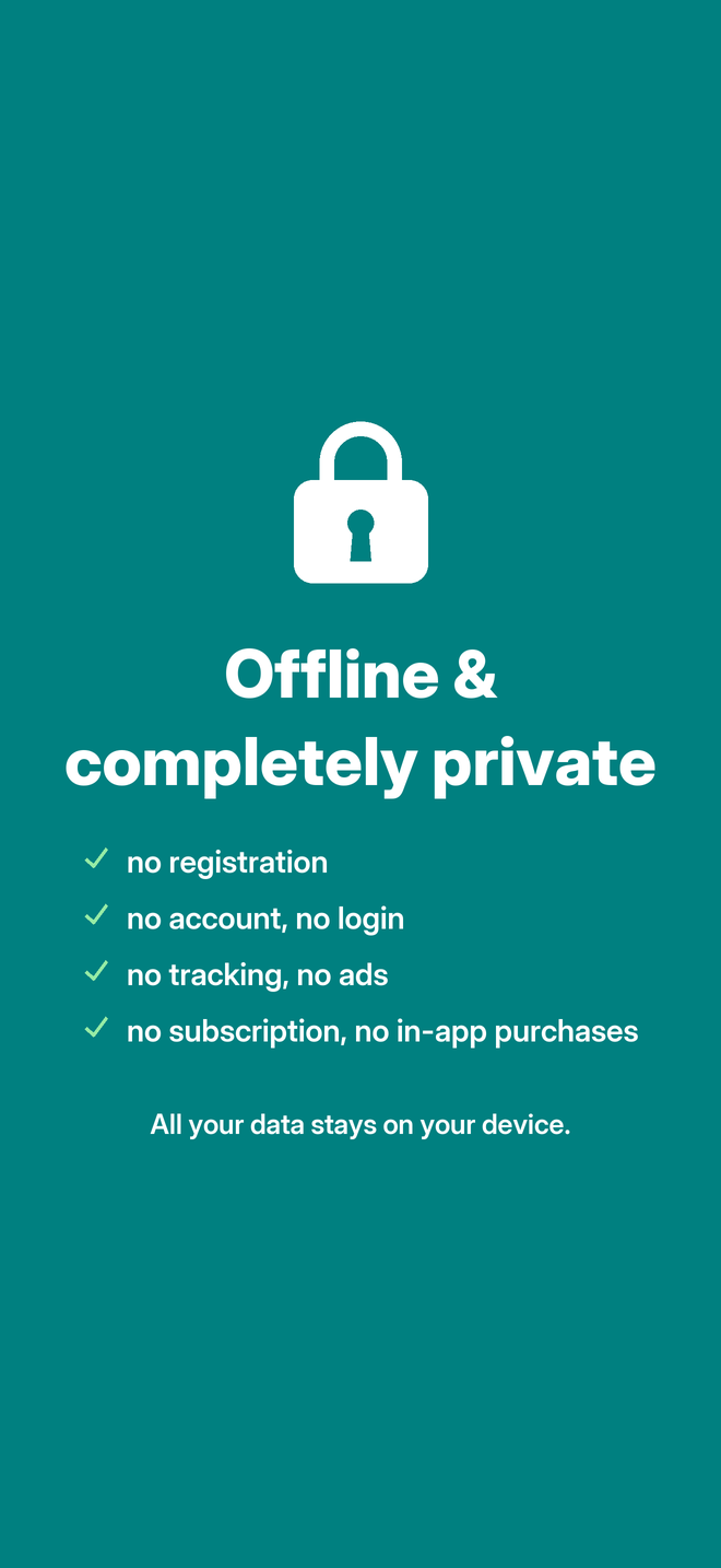 Aisly — Offline & completely private