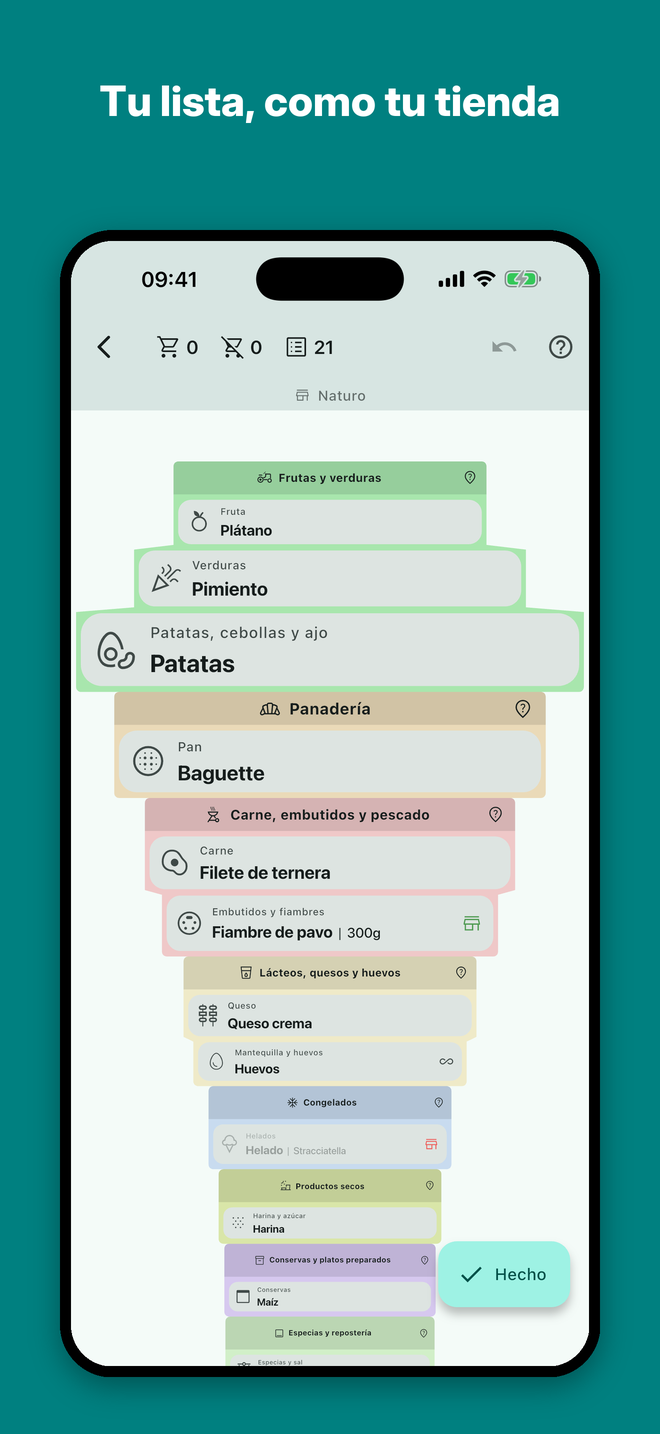 Aisly — Tu lista, como tu tienda